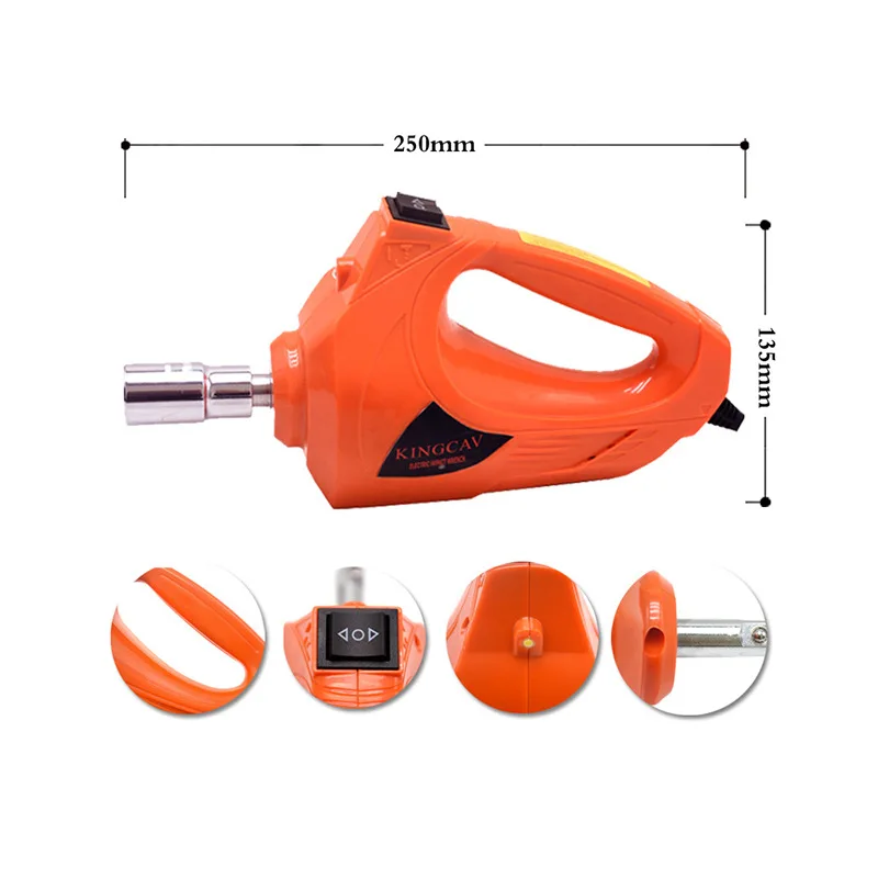 Multifunctional Portable Electric Power Wrench Car Vehicle Kit Tyre Inflator Tire Pump Hydraulic Floor Car Jack