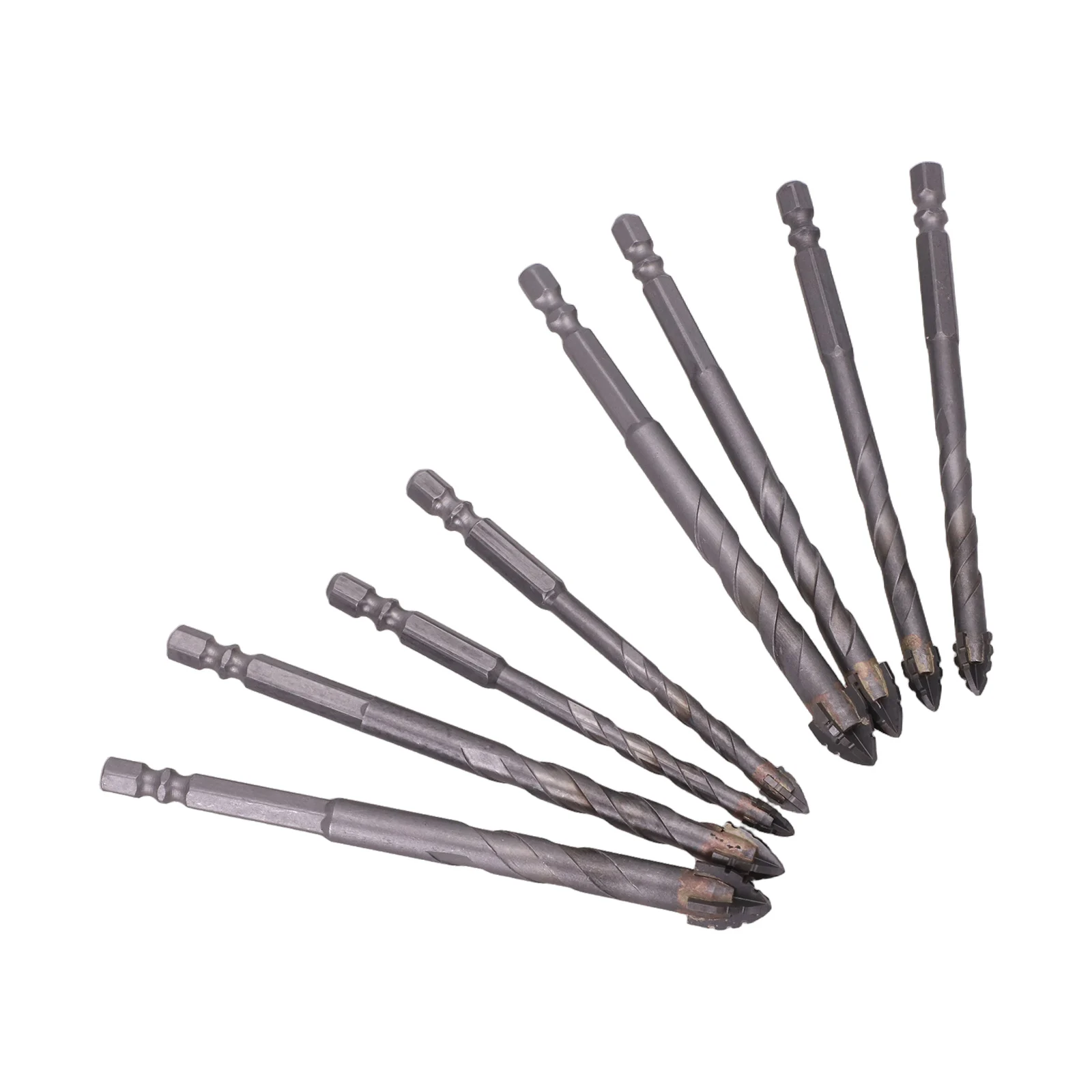 

Professional 8pcs Eccentric Drill Bit Set Carbide Construction Designed Specifically for Drilling into Glass Tiles