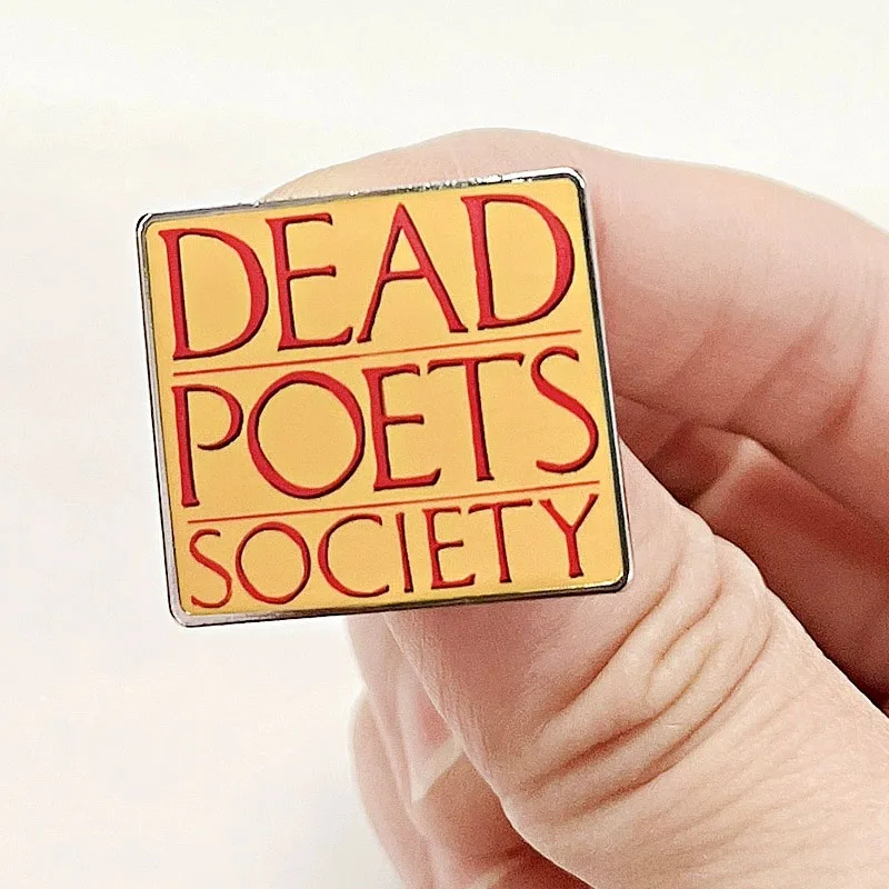 Dead Poets Society enamel pin American drama film metal badge vintage brooches backpack Accessories Jewelry gift
