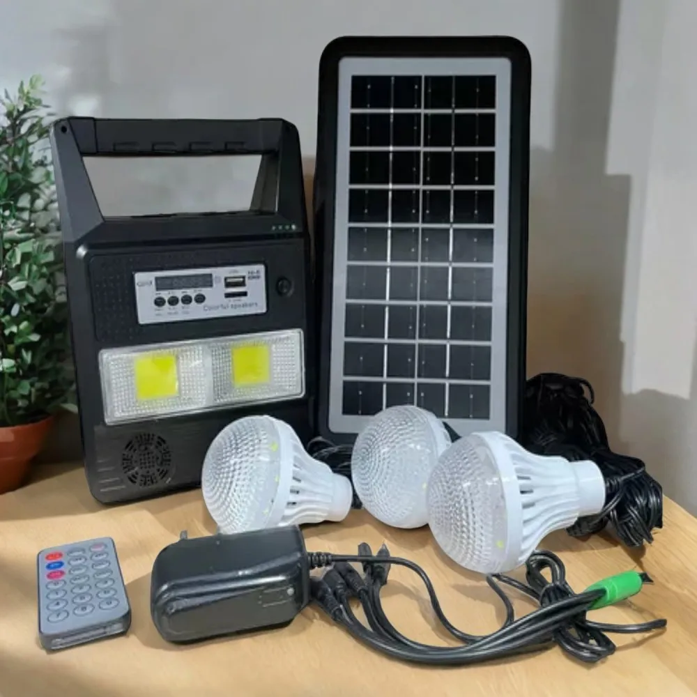 Solar Luminaria/radio Fm/usb/tf/Bluetooth Emergency Light Luminaires Solar Luminaires