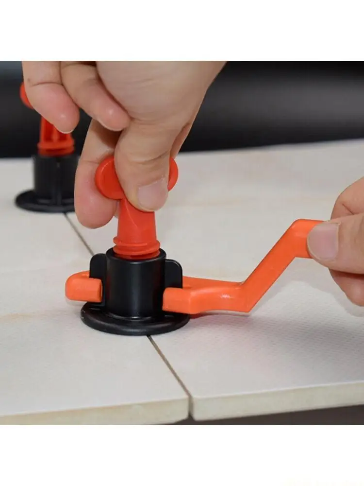 A2BE 50/151Pcs Tile Leveling Device Tile Leveler Leveling System Tile Level Alignment Spacers for Flooring Wall Leveler