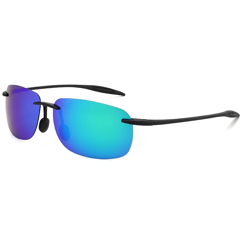 

Ultra-light Frameless Colorful Polarized Sunglasses Men Women TR90 Material Glasses Vacation Hiking Shades Cycling Eyewear