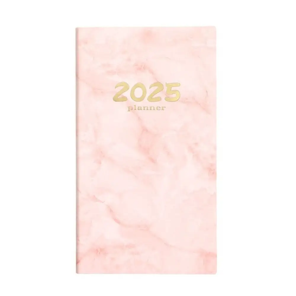 Stationery Multifunction 2025 Schedule Notepad 365-Day Square Daily Planner 60 Sheets Portable English Notebook Student