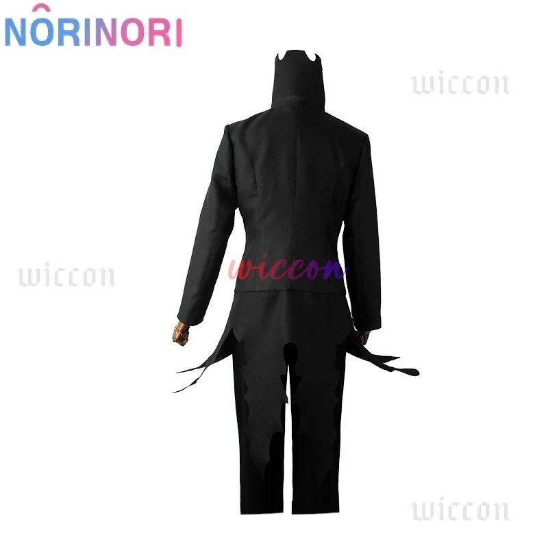 

25COSDandadan Okarun Ken Takakura Cosplay Costume Wig Mask Turbo Granny Powers Black Collar Uniform Curly Short Hair Halloween S