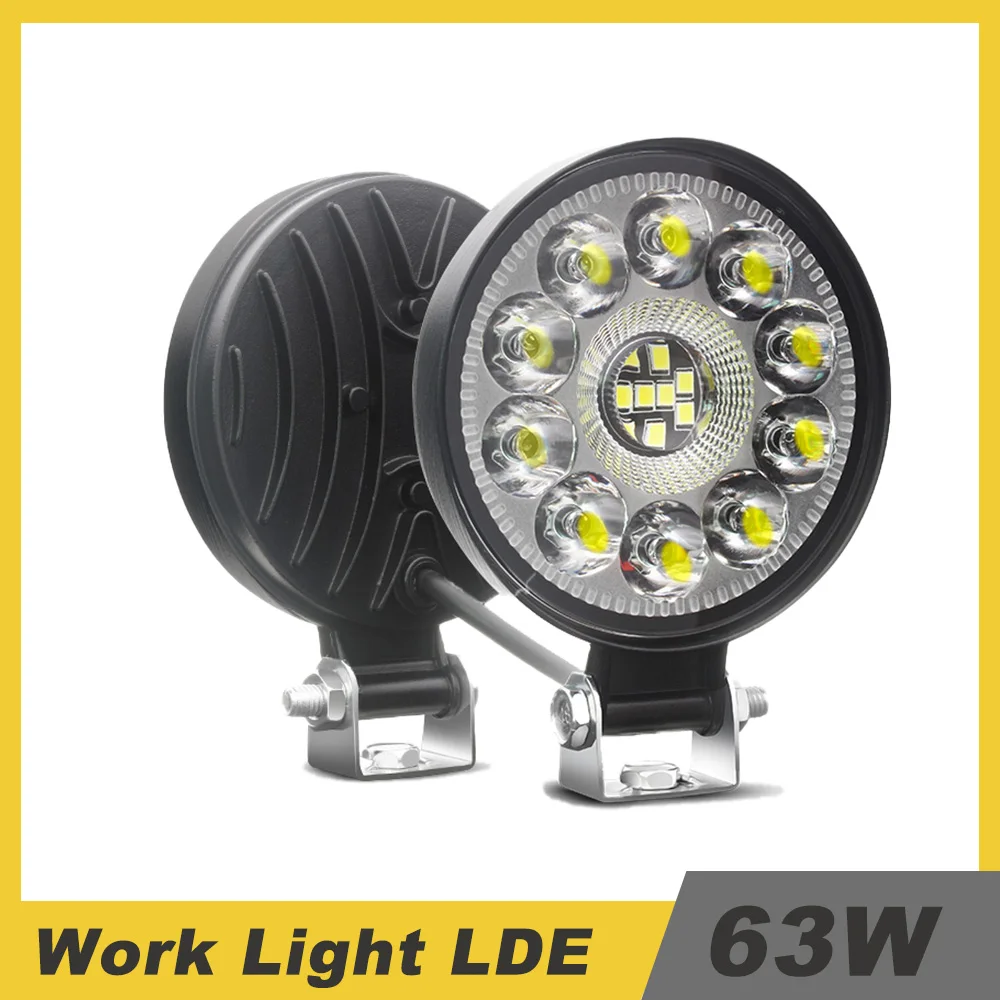 

MINI Combo LED Light 63W Waterproof LED Spotlight Front Lights for Car work lights for Truck Off Road SUV Driving Light Fog Lamp