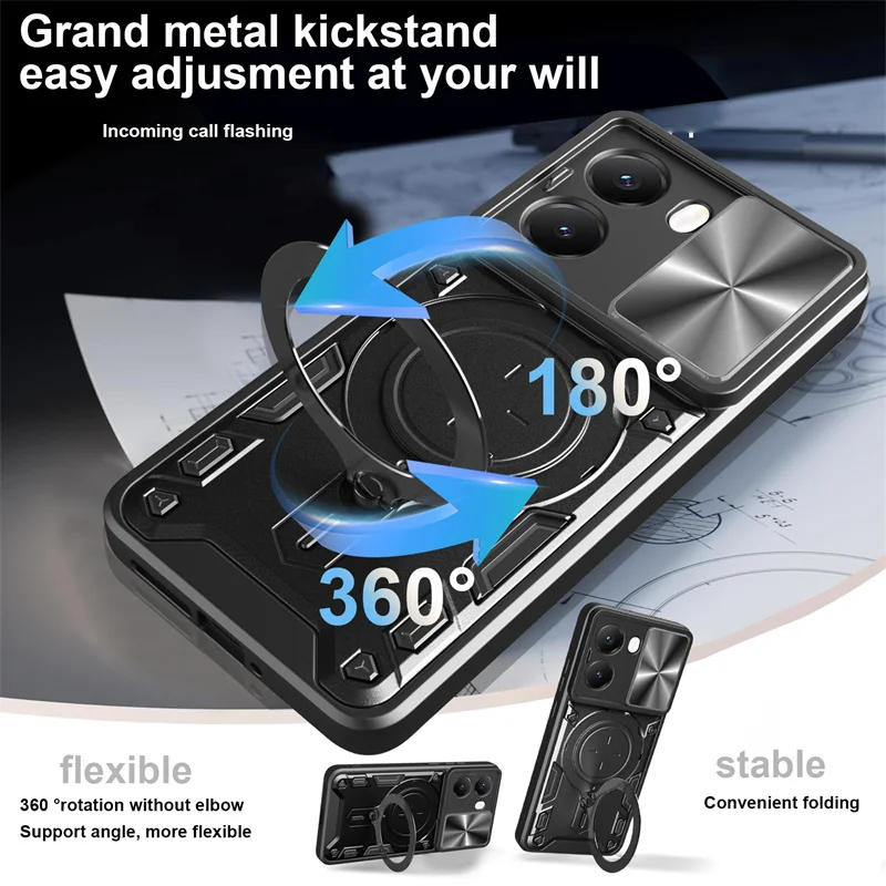 حافظة لهاتف Xiaomi Poco X7 Pro 5G حافظة لهاتف Poko Poxo Pocco Little X 7 Pro X7Pro غطاء خلفي لحامل السيارة