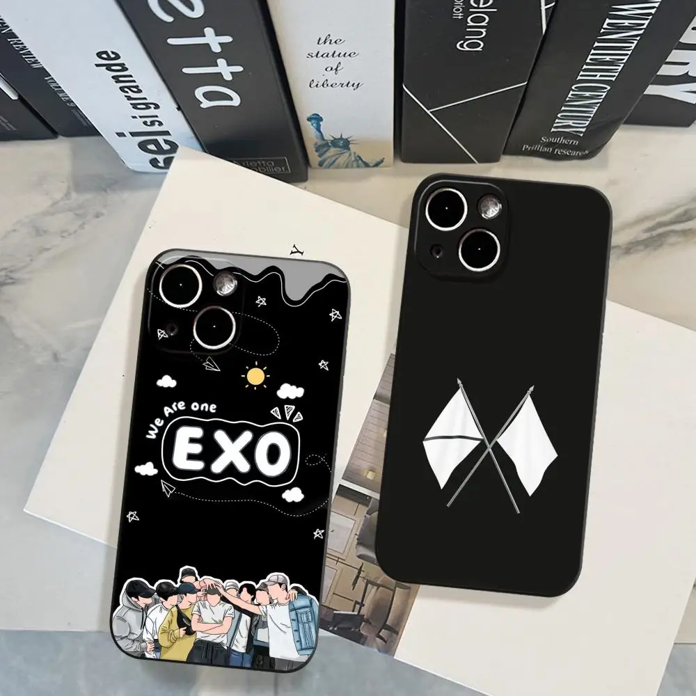 Coque de téléphone antichoc transparente HD E-EXO E-Exoplanet Team pour iPhone 17 Air 16 15 14 Plus 13 12 11 Pro Max 16e