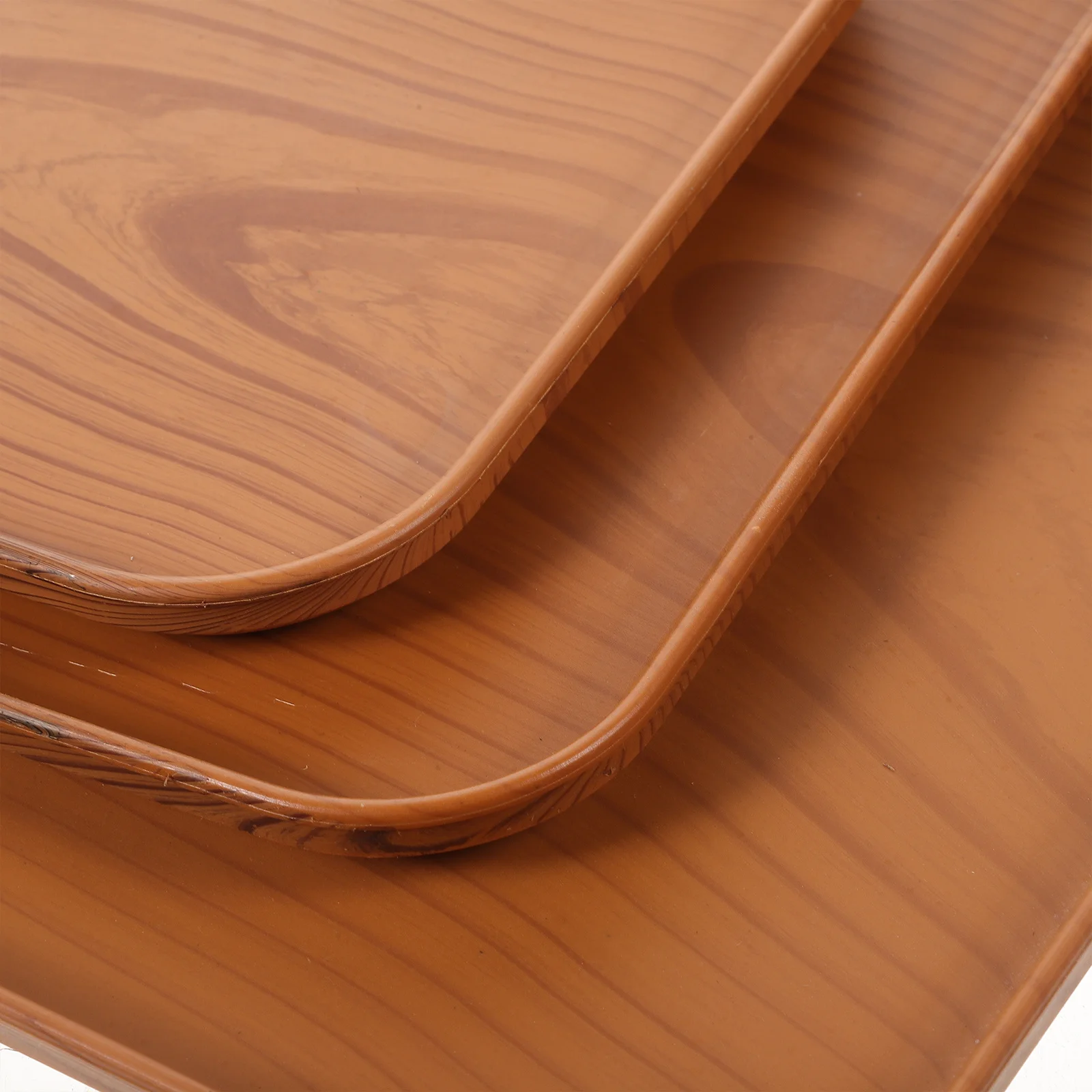 

3Pcs Exquisite Workmanship Food Tray Multifunction Snacks Storage Holder Portable Picnic Decorative Dessert Plate