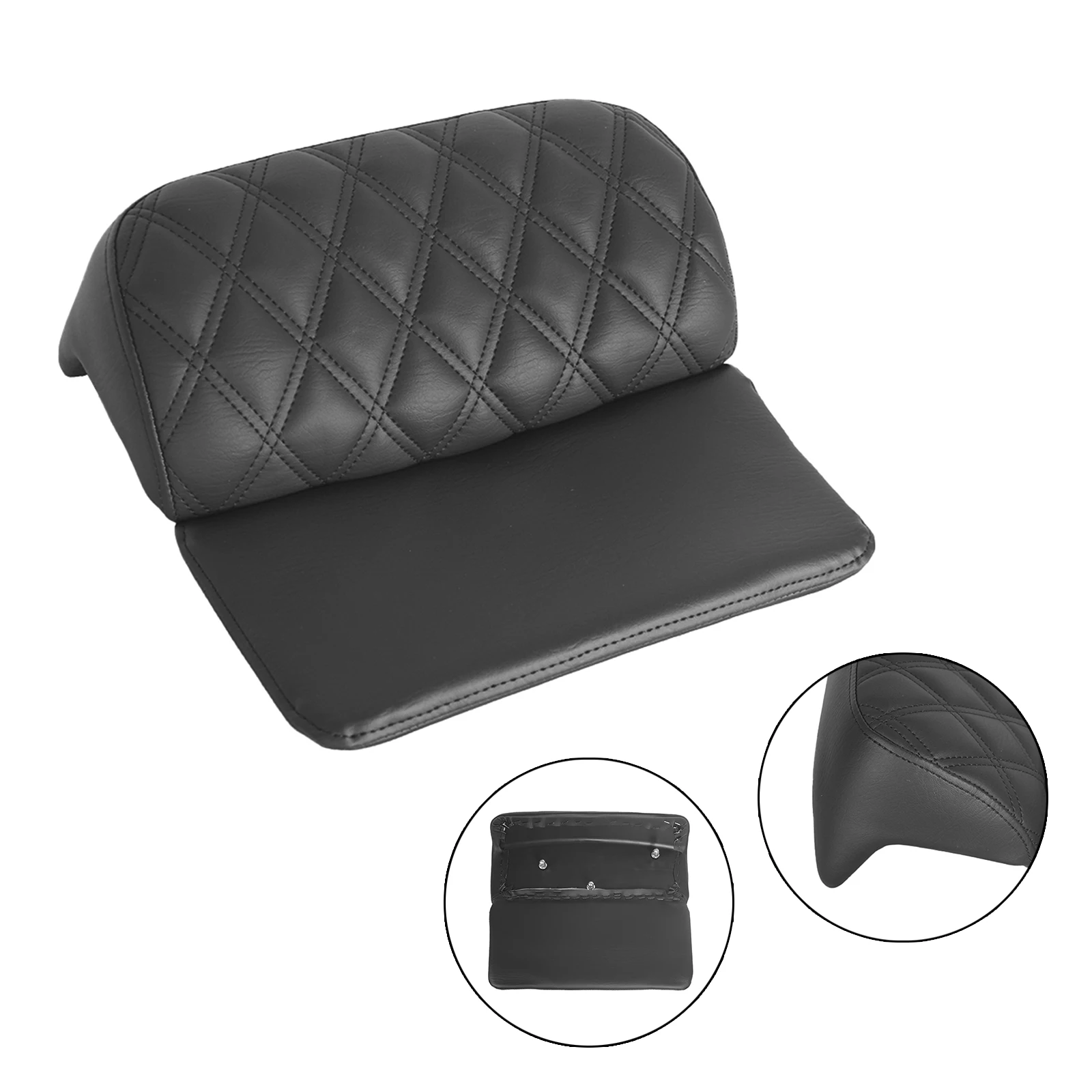 Topteng Chopped Pack Almohadilla de respaldo para maletero apta para Tour Pack Touring Road Glide Tri Glide