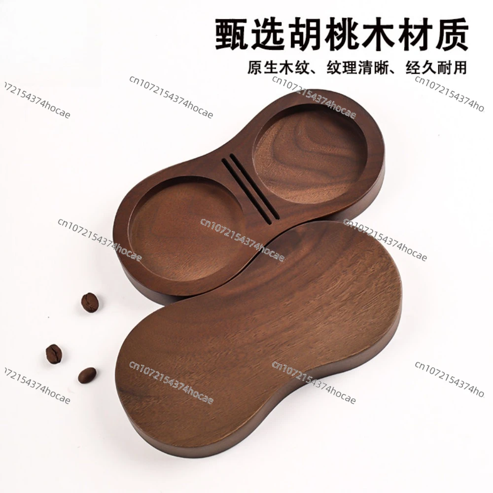 Solid Wood Organizer Rack for Coffee Tools Tamper Distributor and Shower Screen Storage 51/58mm Universal