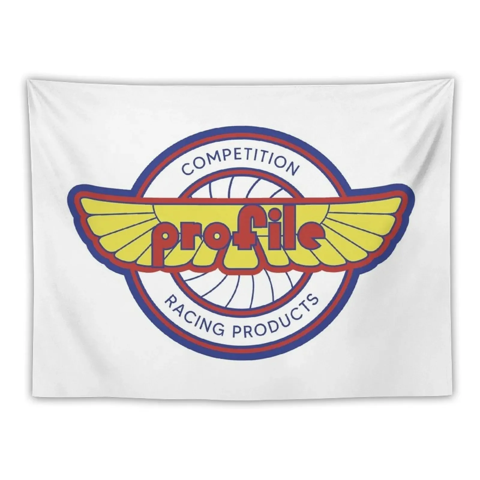 Profile Competition Racing Products - Old School BMX Tapestry Bedroom Decor Kawaii Room Decor Home Decorating Tapestry