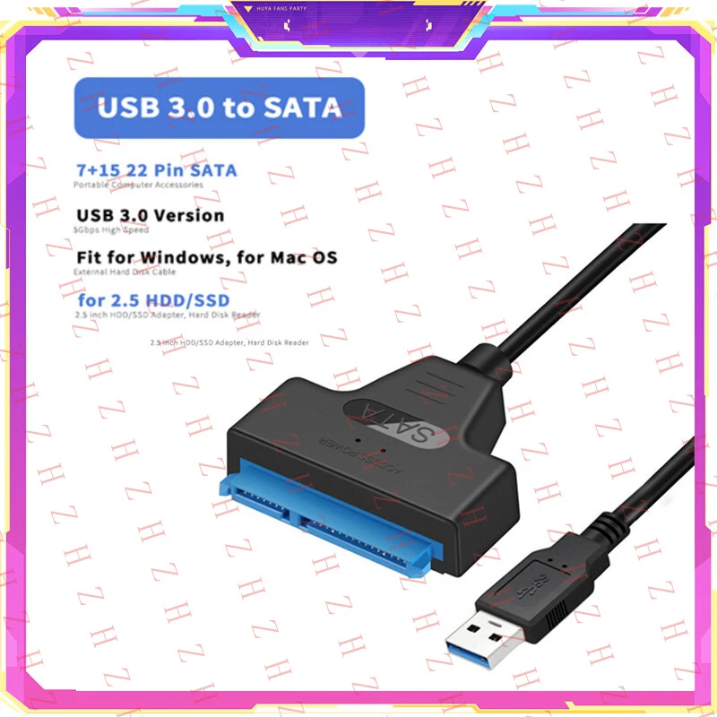 

U+ USB 3.0 to 2.5" SATA III Hard Drive Adapter Cable/UASP -SATA to USB3.0 cable【Minimum order: 10 pieces】