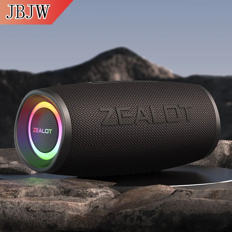 

S56 Outdoor Bluetooth Speaker 40W Double Heavy Bass TWS 3D Surround Stereo Wireless Subwoofer IPX7 Waterproof Loudspeaker
