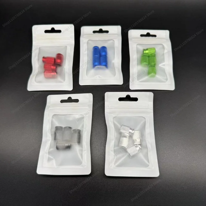 For Motorcycle Valve Aluminum Alloy Bicycle Electric Vehicle Tire Air Cap Modified Locomotive Trim Automotive Valve Cap