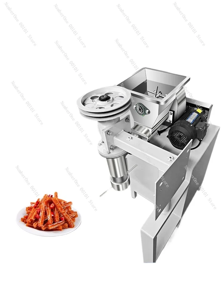 

automatic single and double spiral spicy strip machine Commercial self-cooked beef tendon noodles Spicy slices Bubble noodles