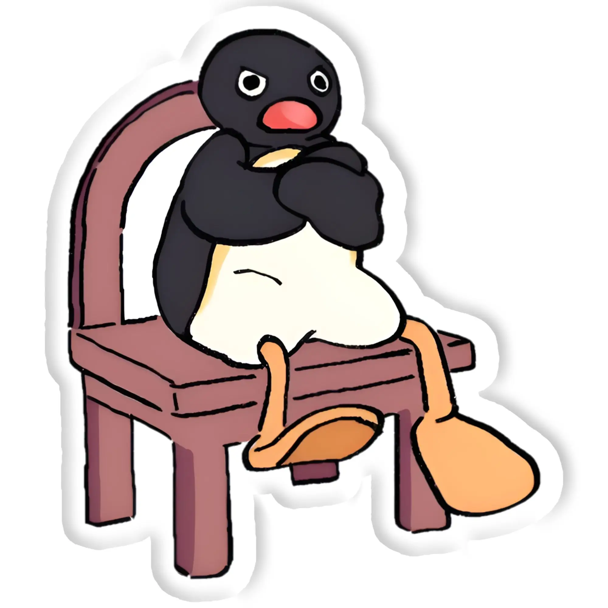 Custom P-Pingus Stuffed Pillow Cushion Cartoon Movie Penguin Animal Modern Velvet Cushion Personalized Pillows For Sofa