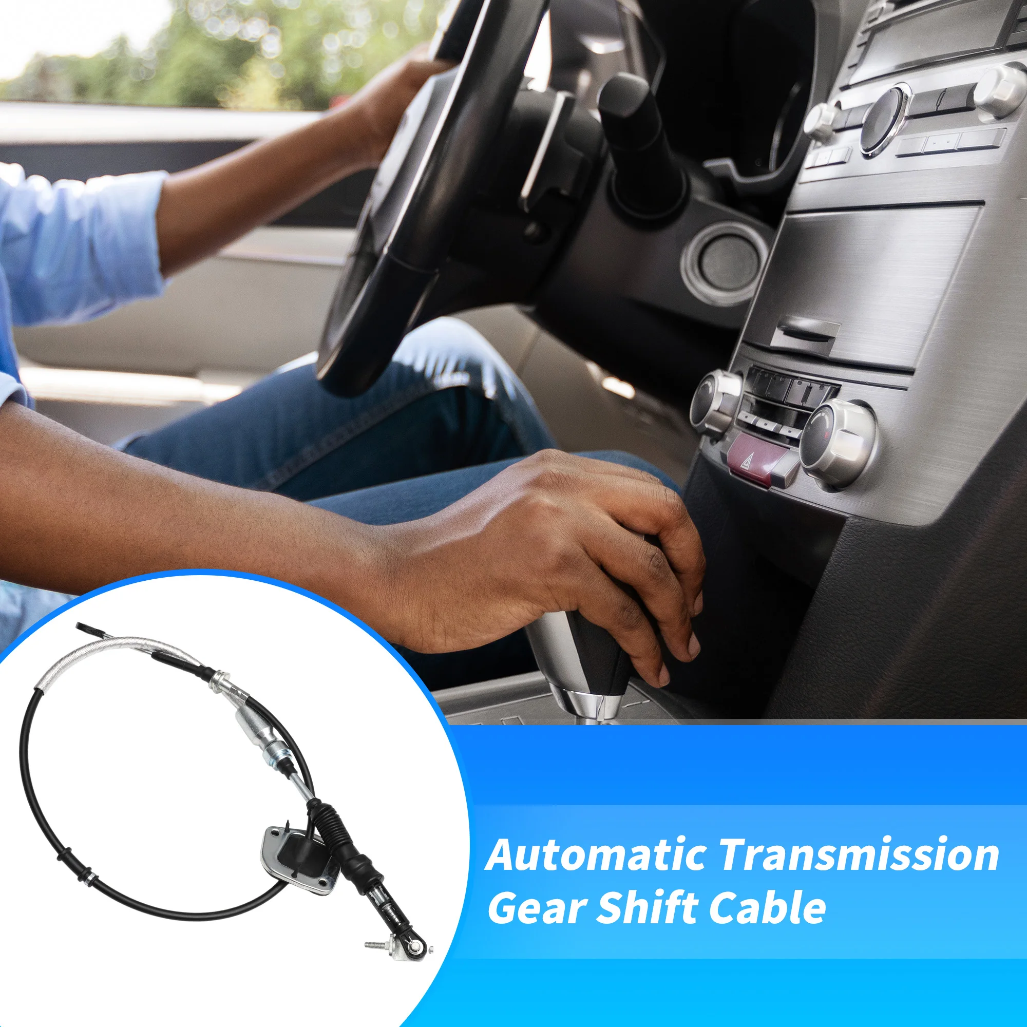 UXCELL No.33820-0C090 Auto Trans Gear Shift Cable for Toyota Sequoia Tundra Floor Shift