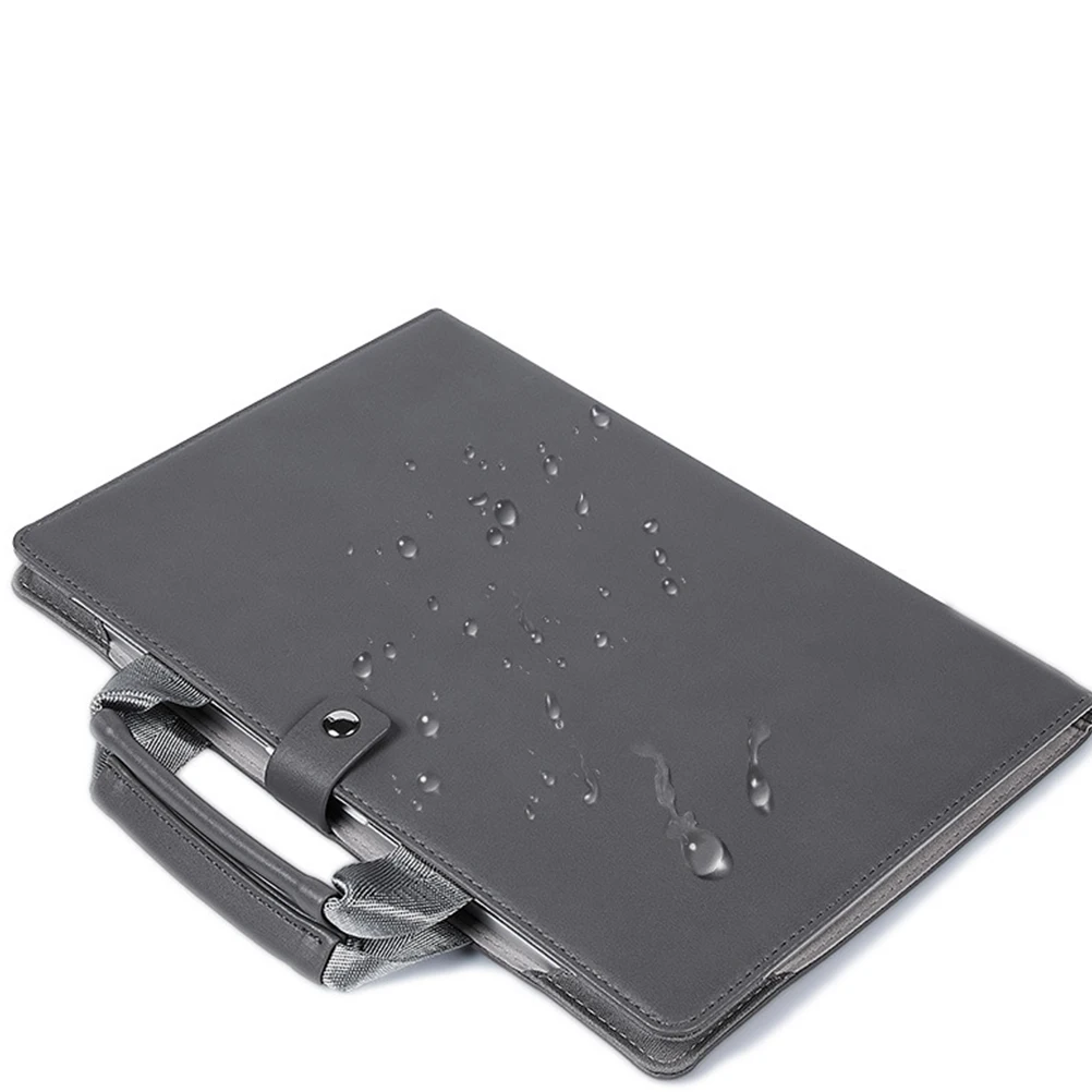 

1 set Laptop Bag Power Cord Pouch Lightweight Thin Notebook Sleeve Protective Cover For Office School Business 12.9\
