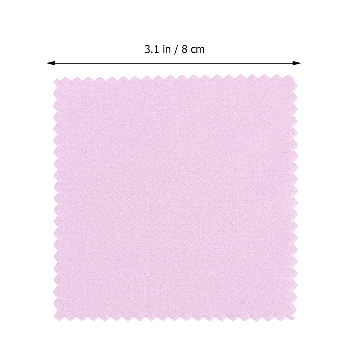 

100 Pcs Pink 8x8cm Silver Cleaning Cloth Microfiber Jewelry Wipes Bulk Supply Restore Luster Silverware Polish Glasses Cloth