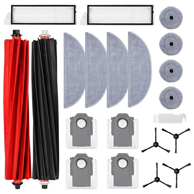 Roborock-掃除機ロボットs8maxv ultra,スペアパーツ,メインブラシ,HEPAフィルター,モップクロス,ぼろきれ,ダストバッグ,ロボット
