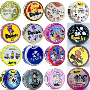 68 Doppelstil Juego Letters Spot It HP Dobble Briefe Game Party Table Feiertage Sport von Cartoons Tiertiere Alphabet Kinder Kinder Bildungsspielzeug Haupt -Dobble -Verkaufskarte Set - №6