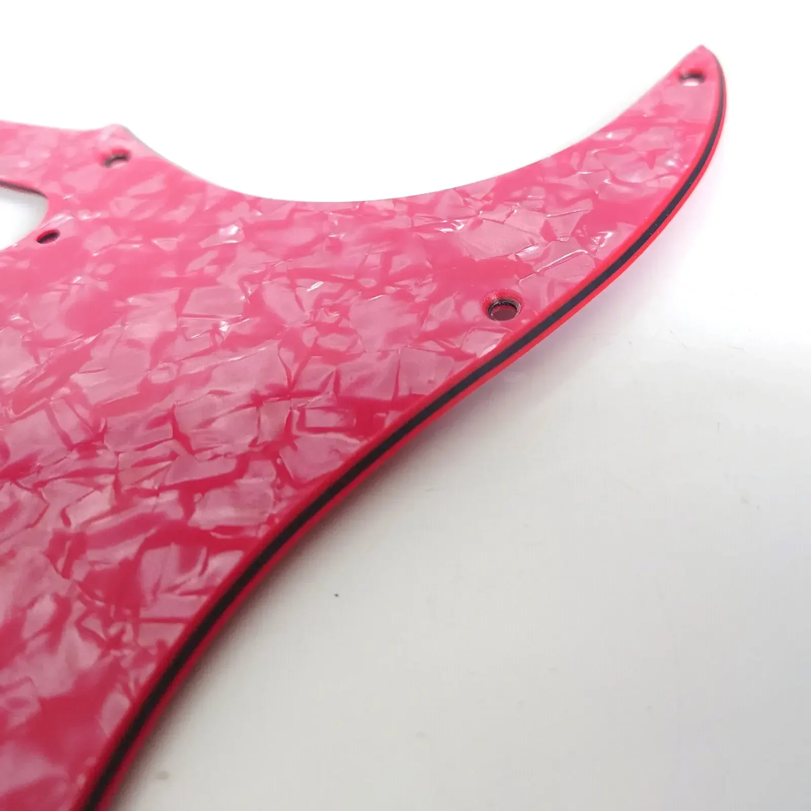 11 Hole ST Guitar Pickguard & Back Plate Pink Colour for ST Guitar Scratch Plate Replacement Parts