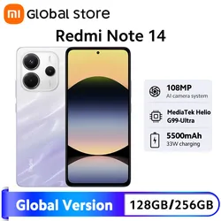 Global Version New Xiaomi Redmi Note 14 Smartphone 6.67