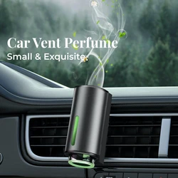 Fragancia de coche de alta calidad de aleación de Perfume de coche de moda personalizada con ambientador de salida de aire de aceite esencial accesorios de Interior de coche