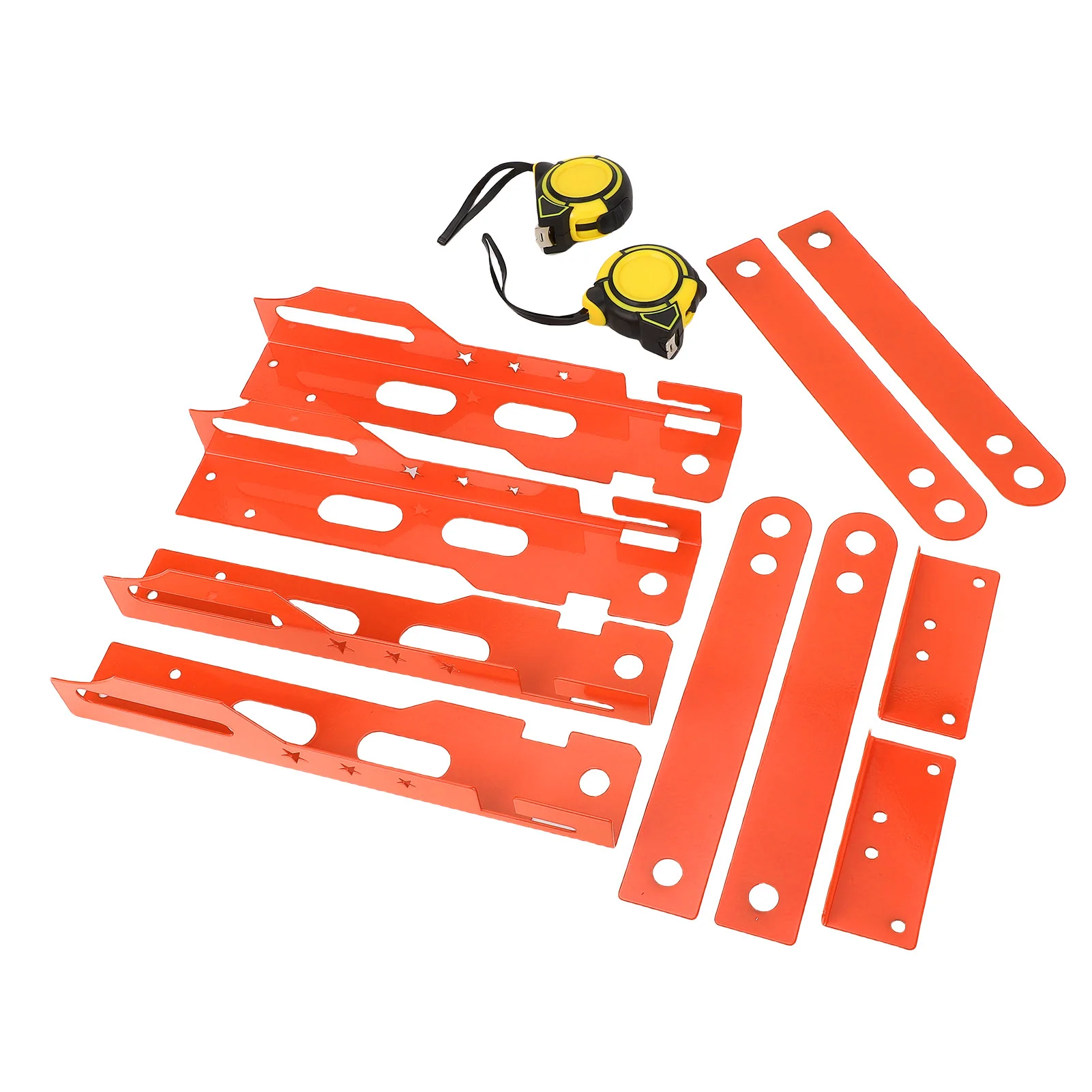 Wieluitlijningsgereedschap Teenuitlijningsplaten Gebruiksvriendelijk Robuust ophanggatontwerp met 2 meetlinten voor voertuigonderhoud