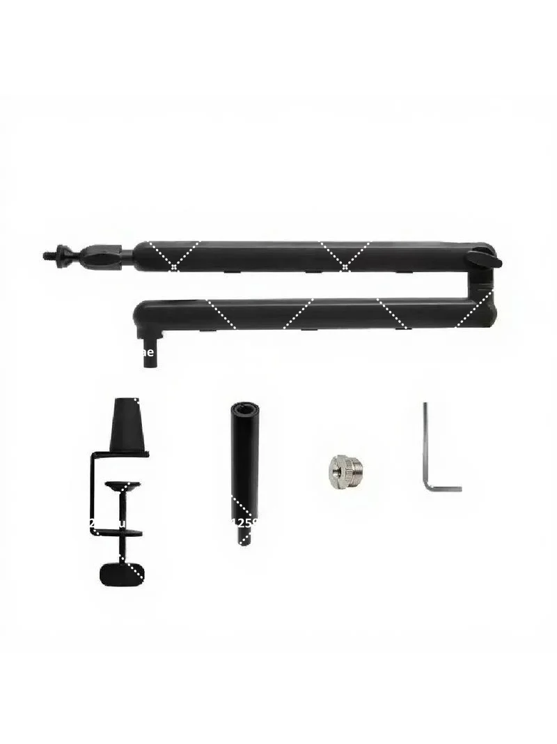 Foldable Anti-Shock Cantilever Mic Boom Arm Desktop Stand for Recording Streaming