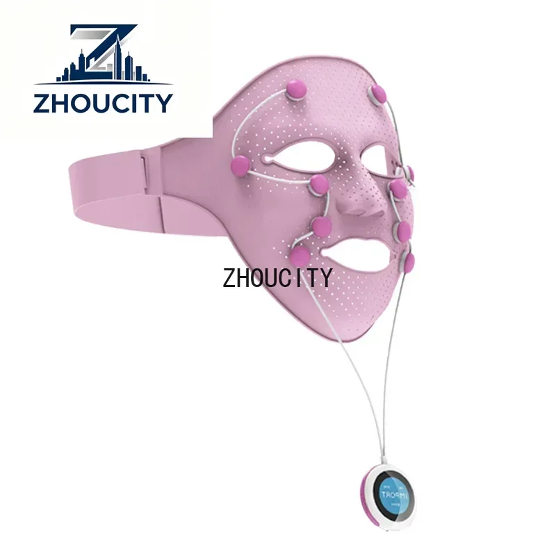 ZHOUIn Stock Reusable Wrinkle Remover Led Red Light Mask Hand Held Led Mask Glow Led Facial Mask