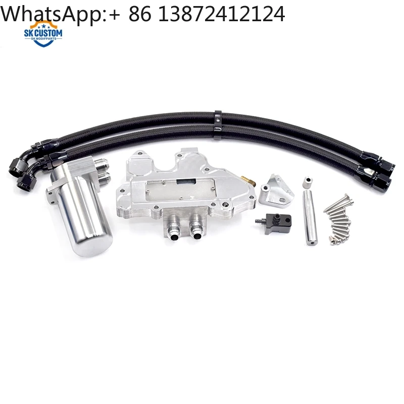 

CNC Aluminum Oil Catch Reservoir Breather Can Tank Old EA888 Gen3 Oil Catch Can Kit for VW Golf MK7 GTI S3 S4