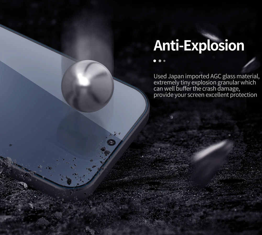 Nillkin Szkło Hartowane H+Pro do Xiaomi 17 Ultra 17 Pro Max 17 Pro 5G, Ochrona Ekranu Anty-Explozja, Twardość 2.5D, Ultra-Cienkie — zdjęcie produktu 3