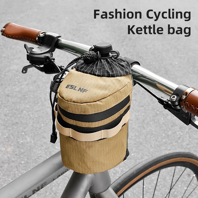 ESLNF Bicycle Handlebar Bag Rainproof Large Capacity Bike Water Bottle Bag Mountain Road Bicycle Cycling Bag