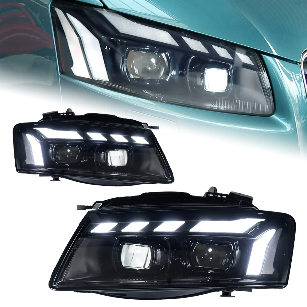 Head Light For Audi A5 2008-2012 RS автомобильные товары Head Lamp LED Lights Car Accessories Audi A5L Headlights