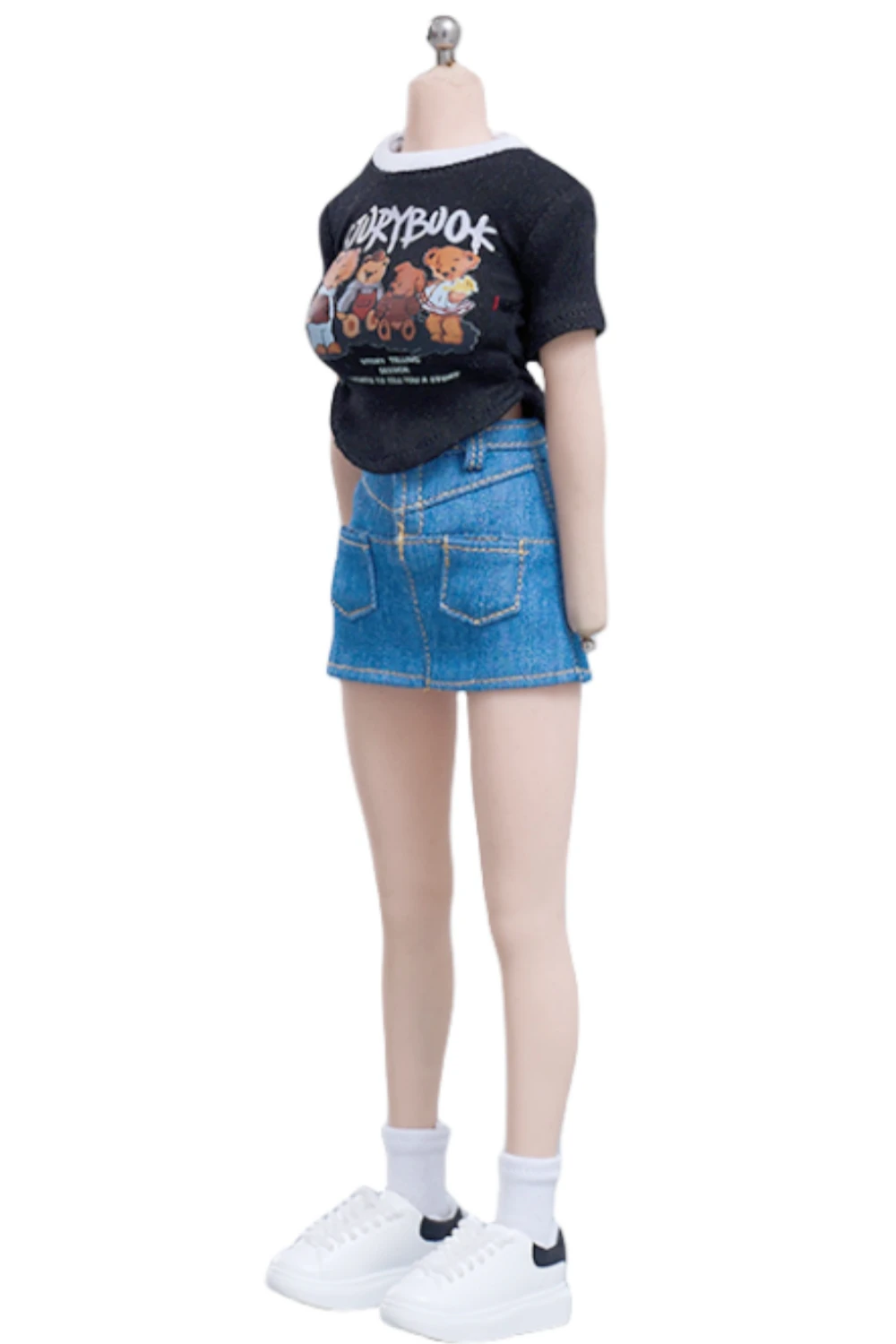 

HiPlay 1/6 Scale Figure Doll Clothes: Short-sleeved Wrap-around Skirt Set For 12-inch Collectible Action Figure cd064D