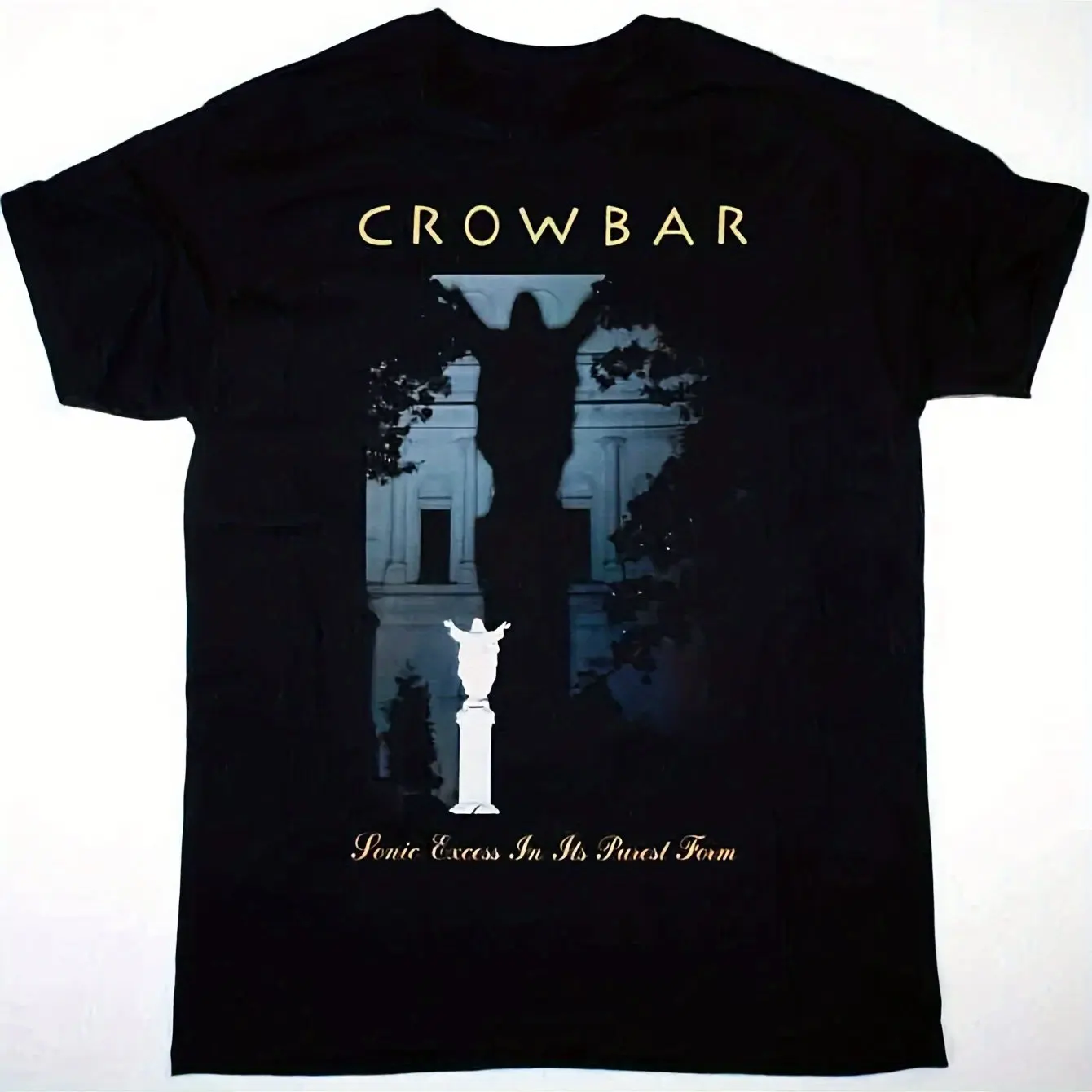 Men' Crowbar Band Existence Is Punishment Heavy Metal T-Shirt Vintage Logo Album Cover Tee Durable Band Merch for Concerts
