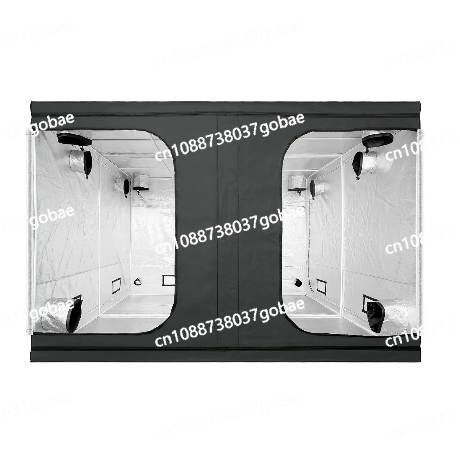 

Тент для выращивания растений 600D, черный, специализированный гроубокс для гидропоники, гроубокс для садоводства, размеры 240*240*200 см