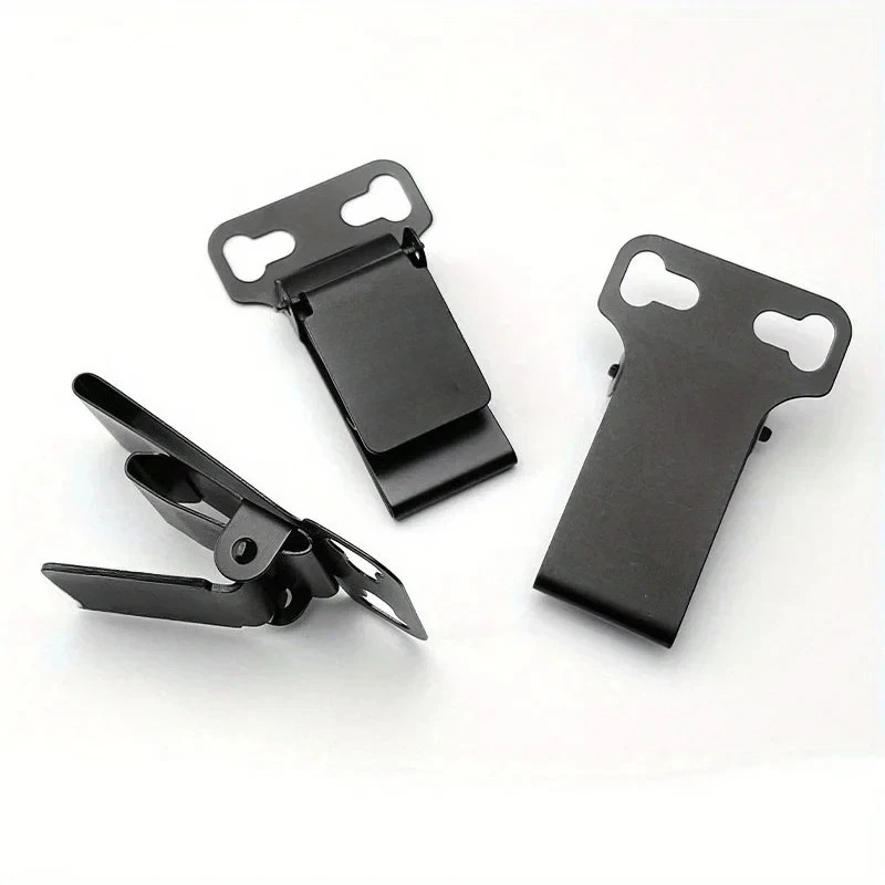 3Pcs Multifunctional Kydex Belt Clip Clamp, Practical Spare Replacement Parts for Knife Waist Carry Sheath Accessories