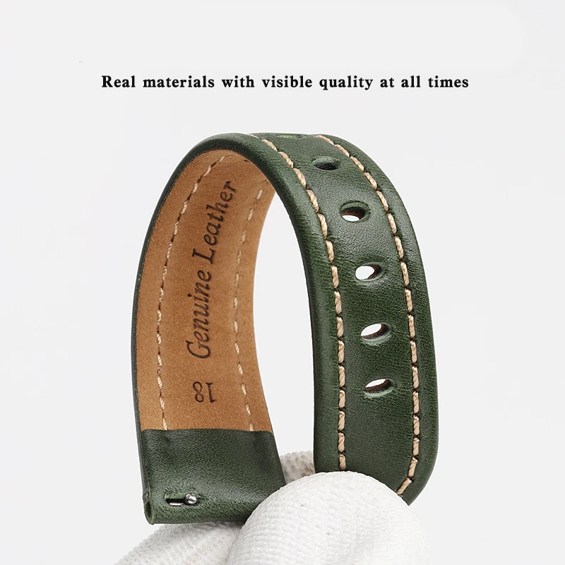 Ремешок из натуральной кожи для наручных часов HUAWEI Watch GT 4 / GT 5, быстросъемный браслет из воловьей кожи для наручных часов, 18 мм