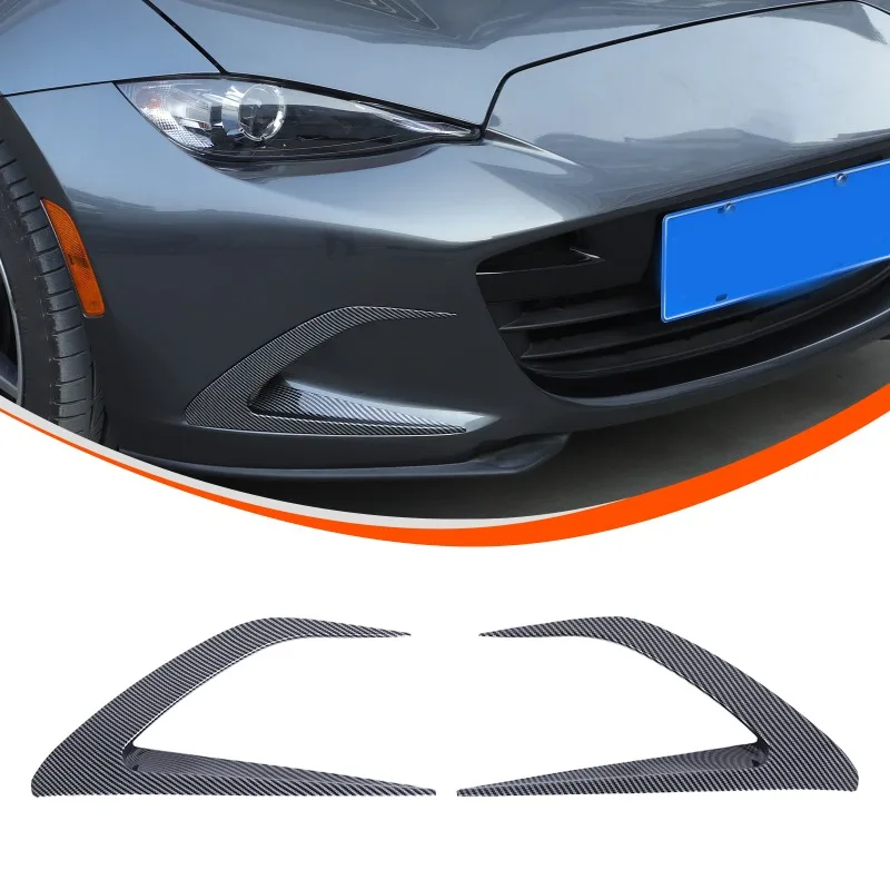 

ABS Carbon Fiber Front bumper side grille trim for Mazda MX-5 2016+ Car Accessories