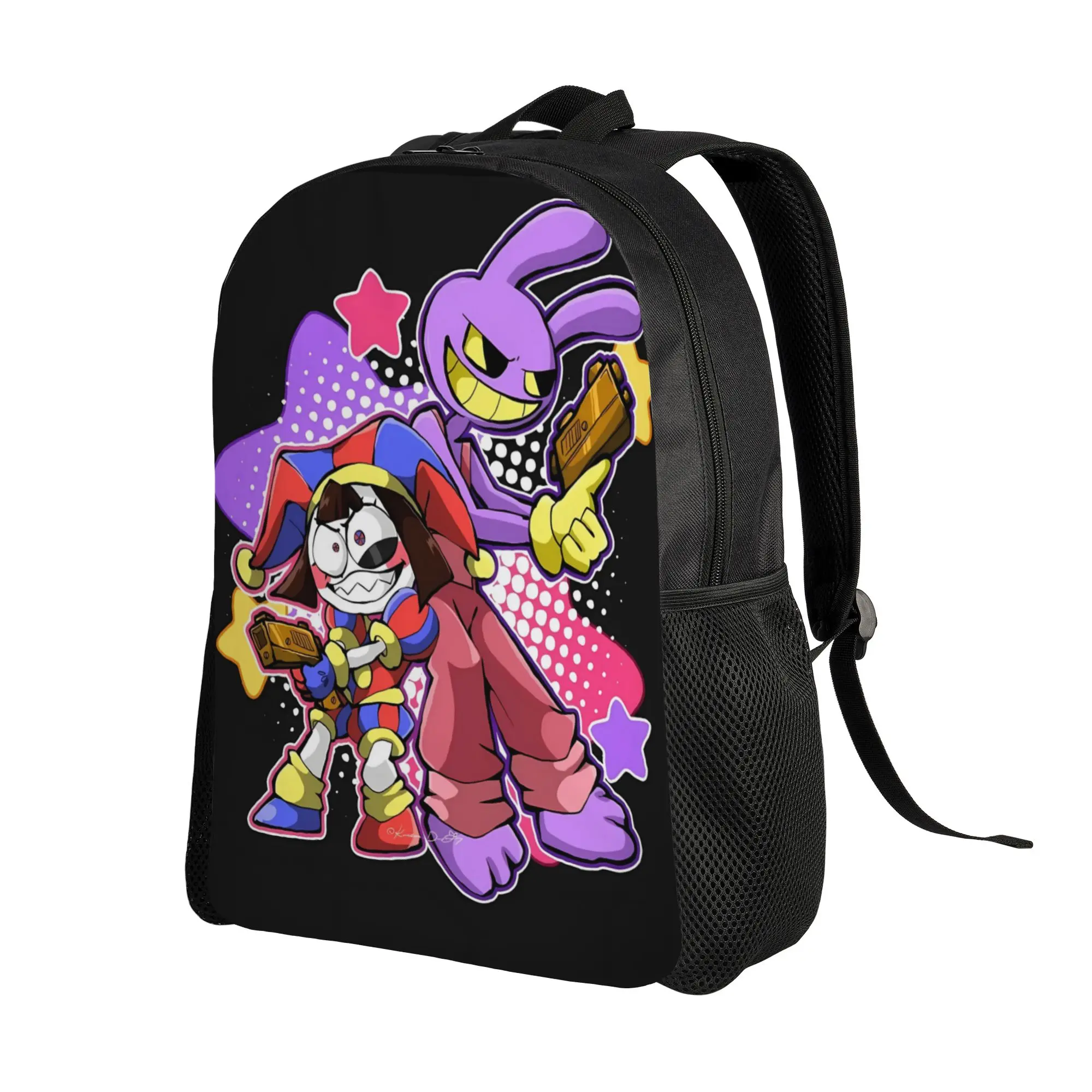 Jax Cartoon Digitals Circus Thermal Backpack  Travel Backpacks Student Design Pattern School Bags Stylish Rucksack