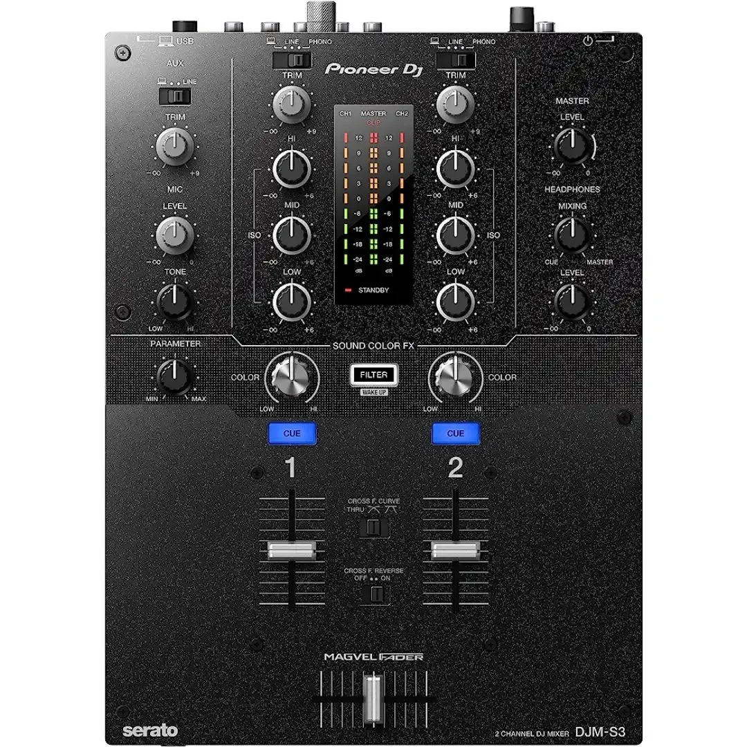 

100% Best Deal on Pioneer DJM-S3 2-Channel Mixer for Serato DJ Pro