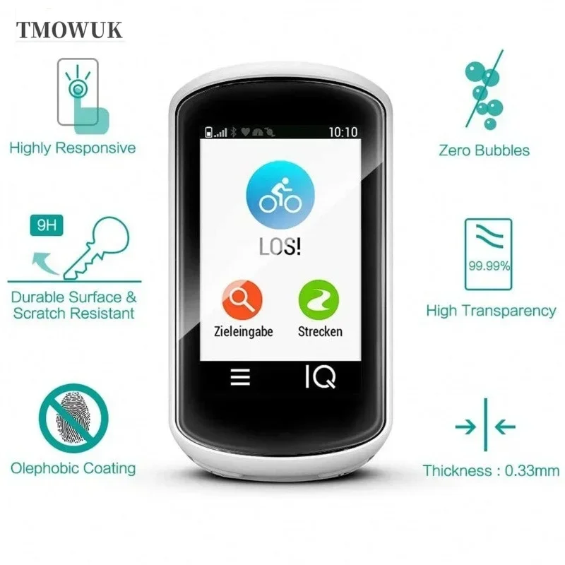 ل Garmin 1030 Plus 1040 Edge 520 820 530 1040 540 840 130 Explore2 واقي للشاشة من الزجاج المقسى للدراجة GPS Film GFHO #5