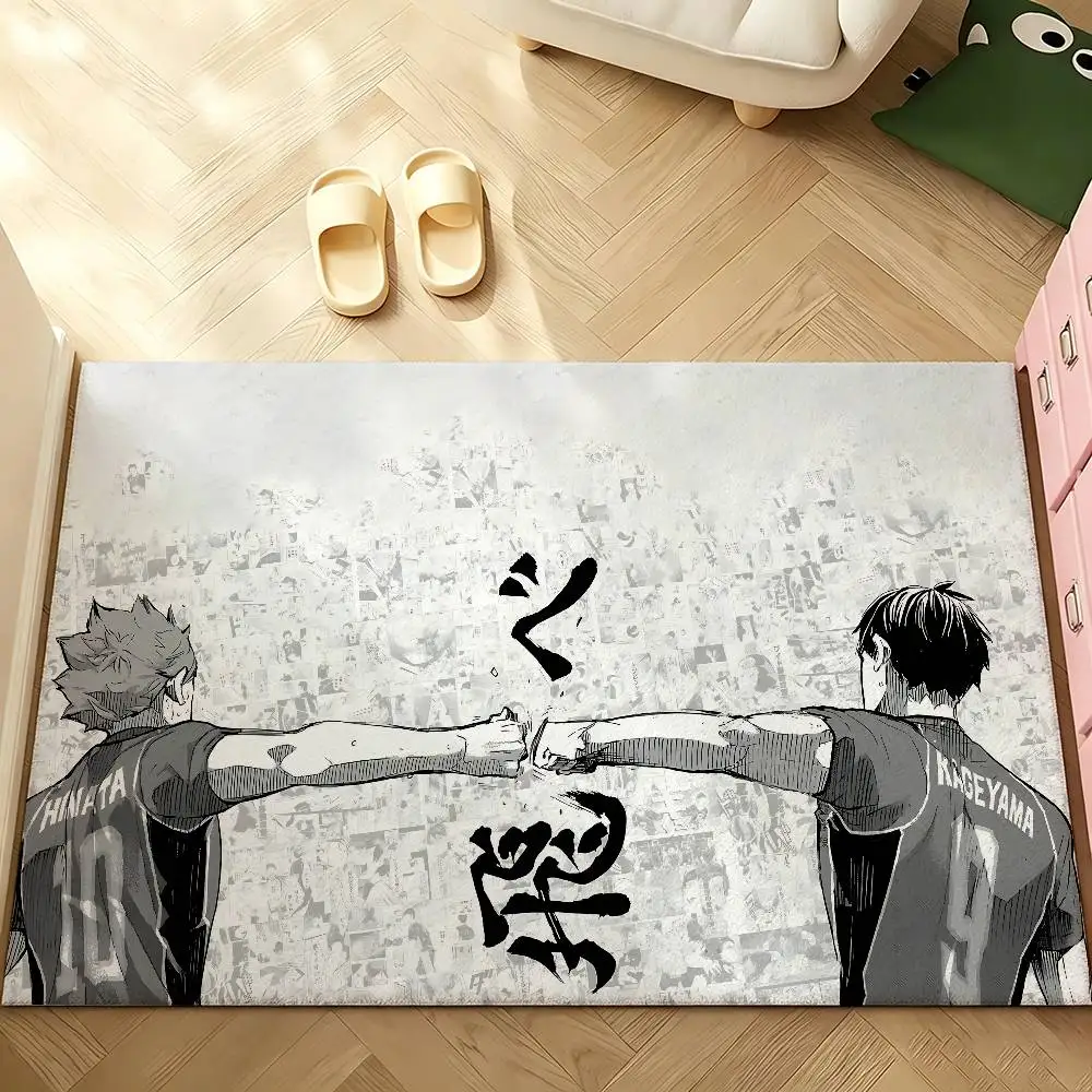 Anime H-haikyu-S Carpet Bathroom Anti-slip Mat Door Mat Home Decoration Mat Entrance Door Mat Scratch-resistant Door Mat