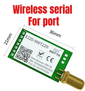 For LoRa Serial Communication Module E220-900T22D Featuring LLCC68 Chip for Smart Sensor and Device Integration