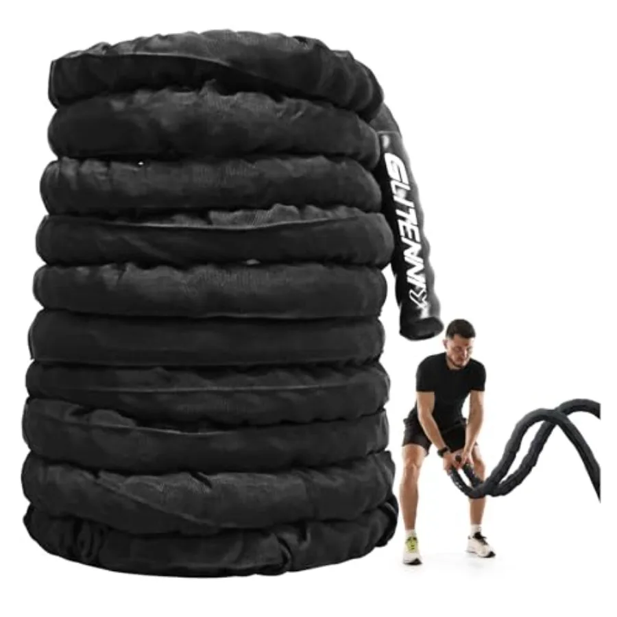 

Battle Ropes Workout Rope Battle Ropes for Home Gym 30Feet Exercise Ropes for Working Out Heavy Ropes for Exercise Training Wei