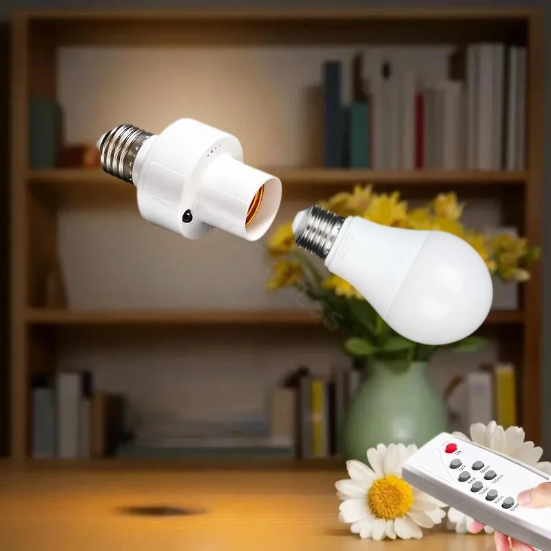 

Innovative AC85-265V Smart E27 Lamp Base, Wireless Remote Control Switch Holder for Home Automation