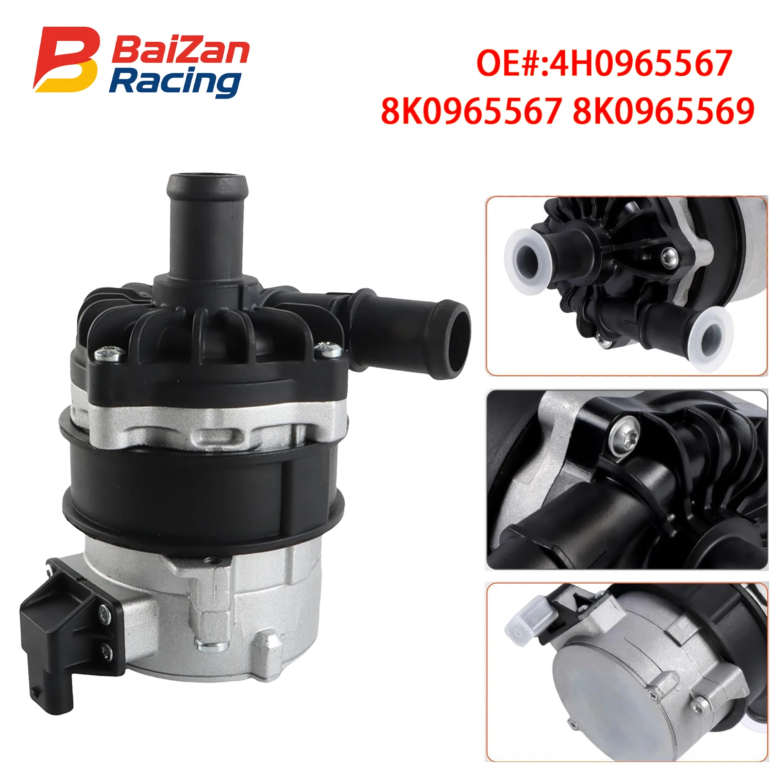

OE: 8K0965567 8K0965569 9A796556740 Electric Auxiliary Water Pump Coolant Pump for Audi For Audi Porsche A4 A5 A6 A7 A8 Q5 Q7 S5