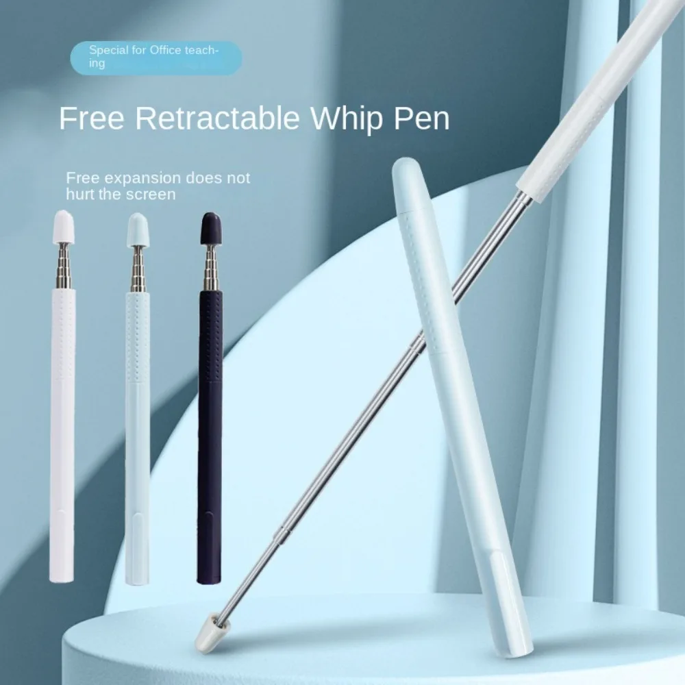 

Stainless Steel Teaching Stick Retractable Telescopic Whiteboard Pointer Pen Non Touch Screen Handheld